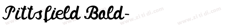 Pittsfield Bold字体转换 Pittsfield Bold字体转换